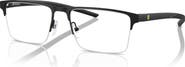 Scuderia Ferrari 55mm Rectangle optical glasses