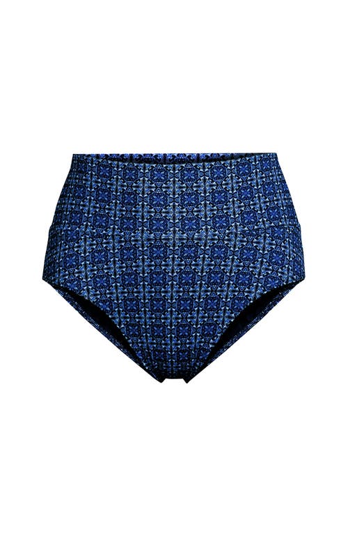 Shop Lands' End Plus Size Pinchless High Waisted Bikini Bottoms