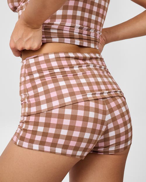 Weworewhat Fold-over Short In Brown