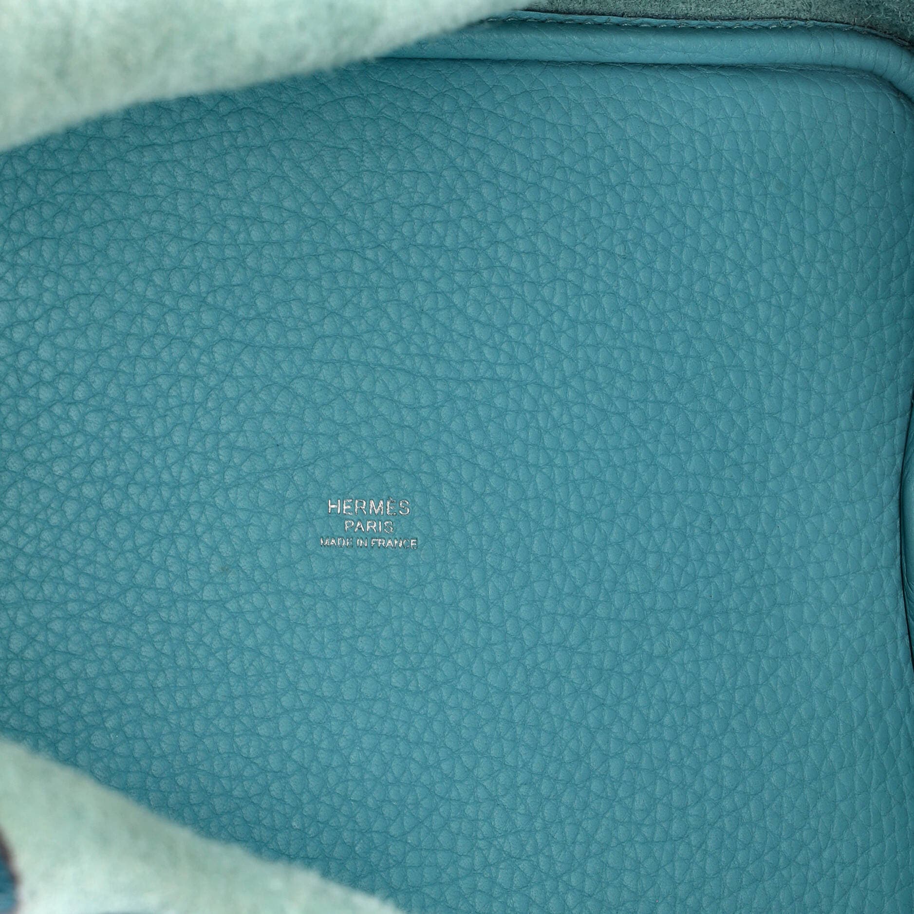 Pre-Owned Hermes Picotin Lock Bag Clemence MM, Alternate, color, Bleu Atoll