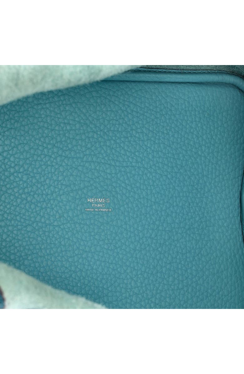 Pre-Owned Hermes Picotin Lock Bag Clemence MM, Alternate, color, Bleu Atoll