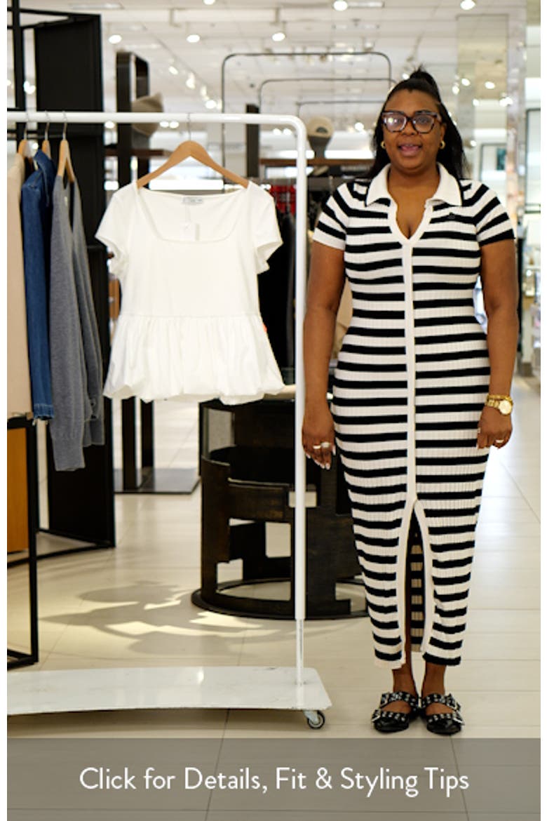Short Sleeve Peplum Top video