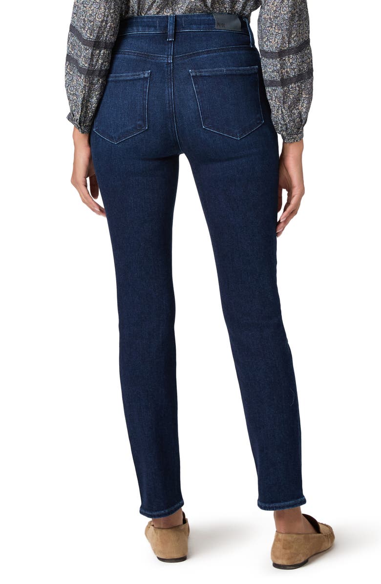 PAIGE Gemma High Waist Cigarette Jeans, Alternate, color, Moonlit Marine