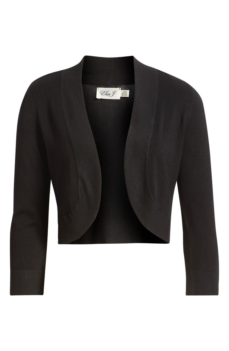 Eliza J Bolero Cardigan, Alternate, color, Black