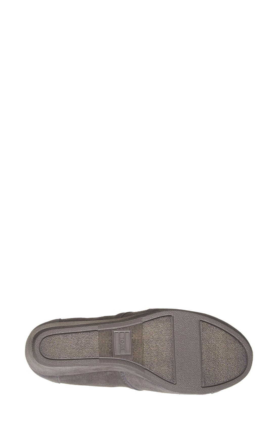 'Desert' Suede Wedge Bootie, Alternate, color, CHARCOAL