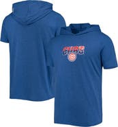 New Era Men's New Era Heathered Royal Chicago Cubs Hoodie T-Shirt