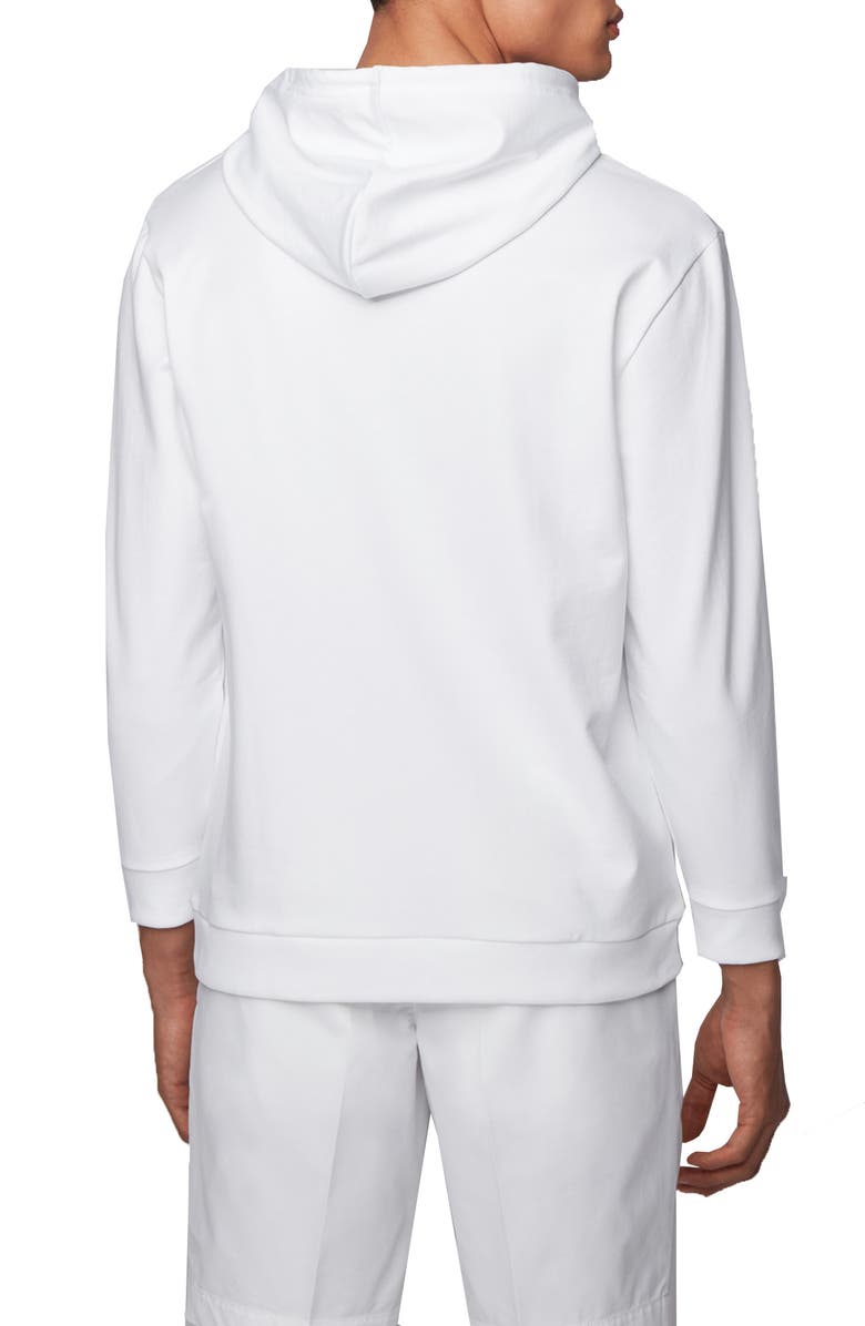 BOSS Heritage Logo Embossed Hoodie, Alternate, color,