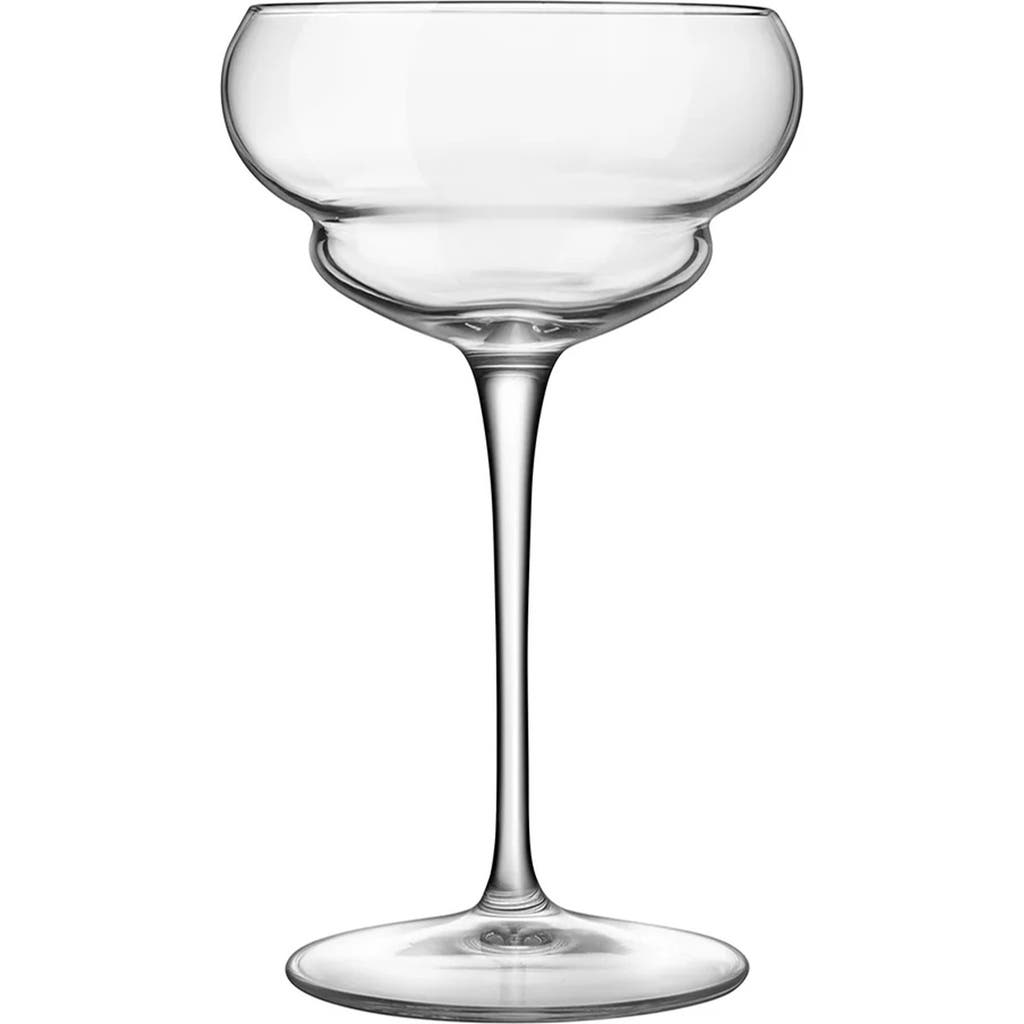 Luigi Bormioli Set Of 6 Backdoor '20s Nick & Nora 5.75oz Glasses In Transparent