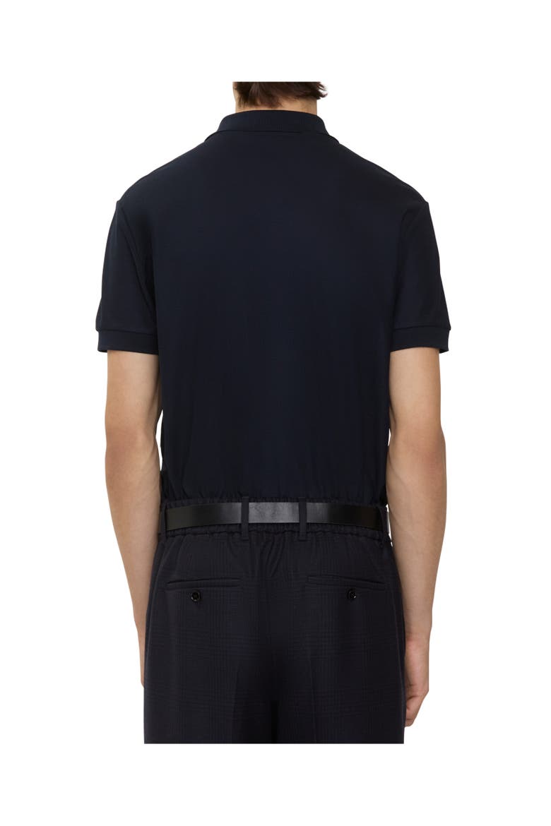 Metal Knight Cotton Polo Shirt, Alternate, color, Navy