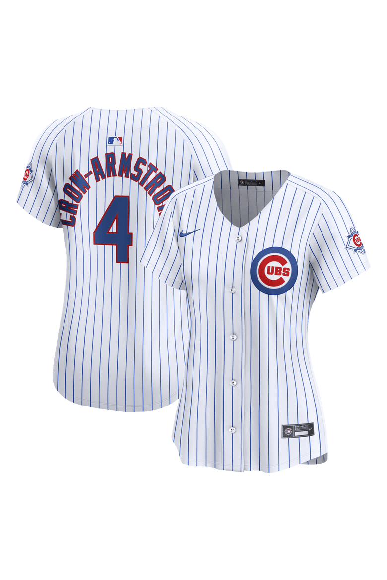 Women's Nike Pete Crow-Armstrong White Chicago Cubs 150th Anniversary Limited Jersey, Main, color, White
