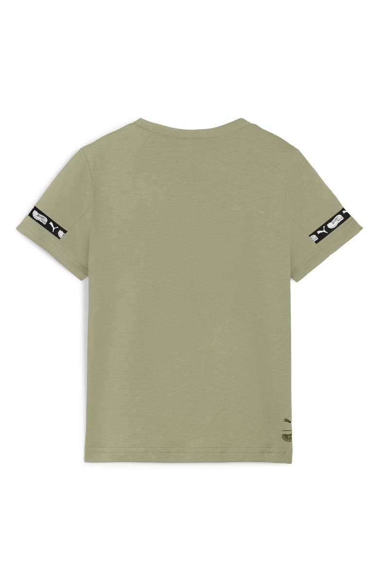 PUMA x Hot Wheels Kids' Cotton Graphic T-Shirt, Alternate, color, Lux Army
