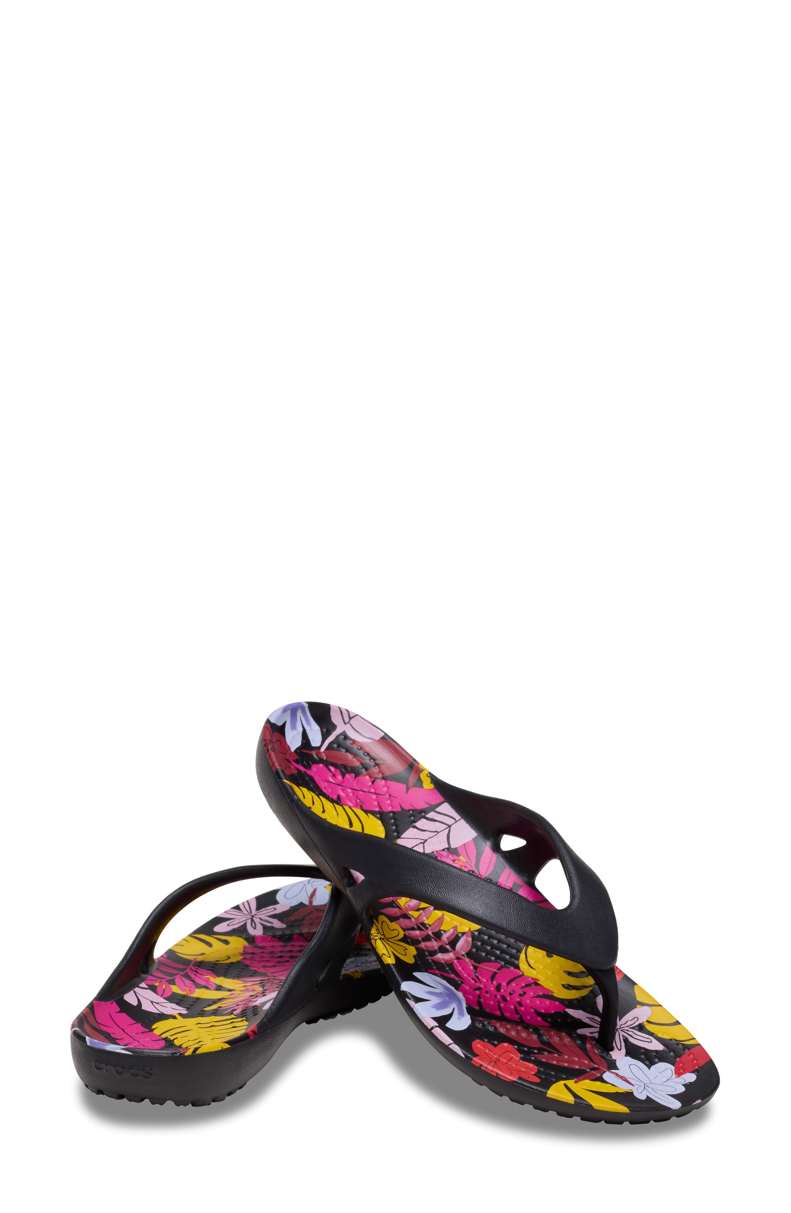 CROCS Kadee II Tropical Flip Flop Sandal, Alternate, color, 