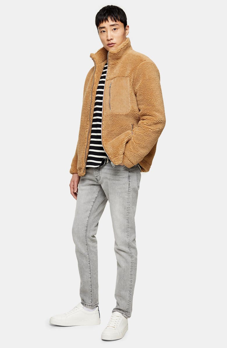 Topman Slim Fit Jeans, Alternate, color, 