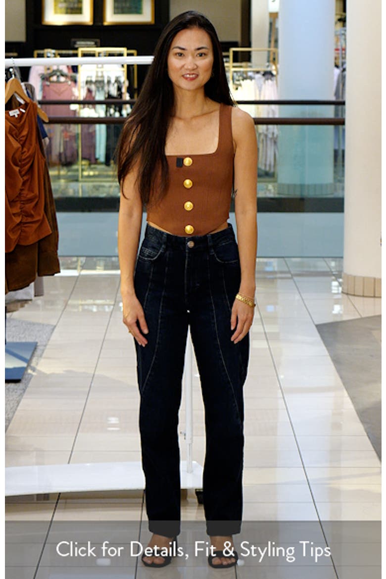 Juli Wavy Seam Wide Leg Jeans video