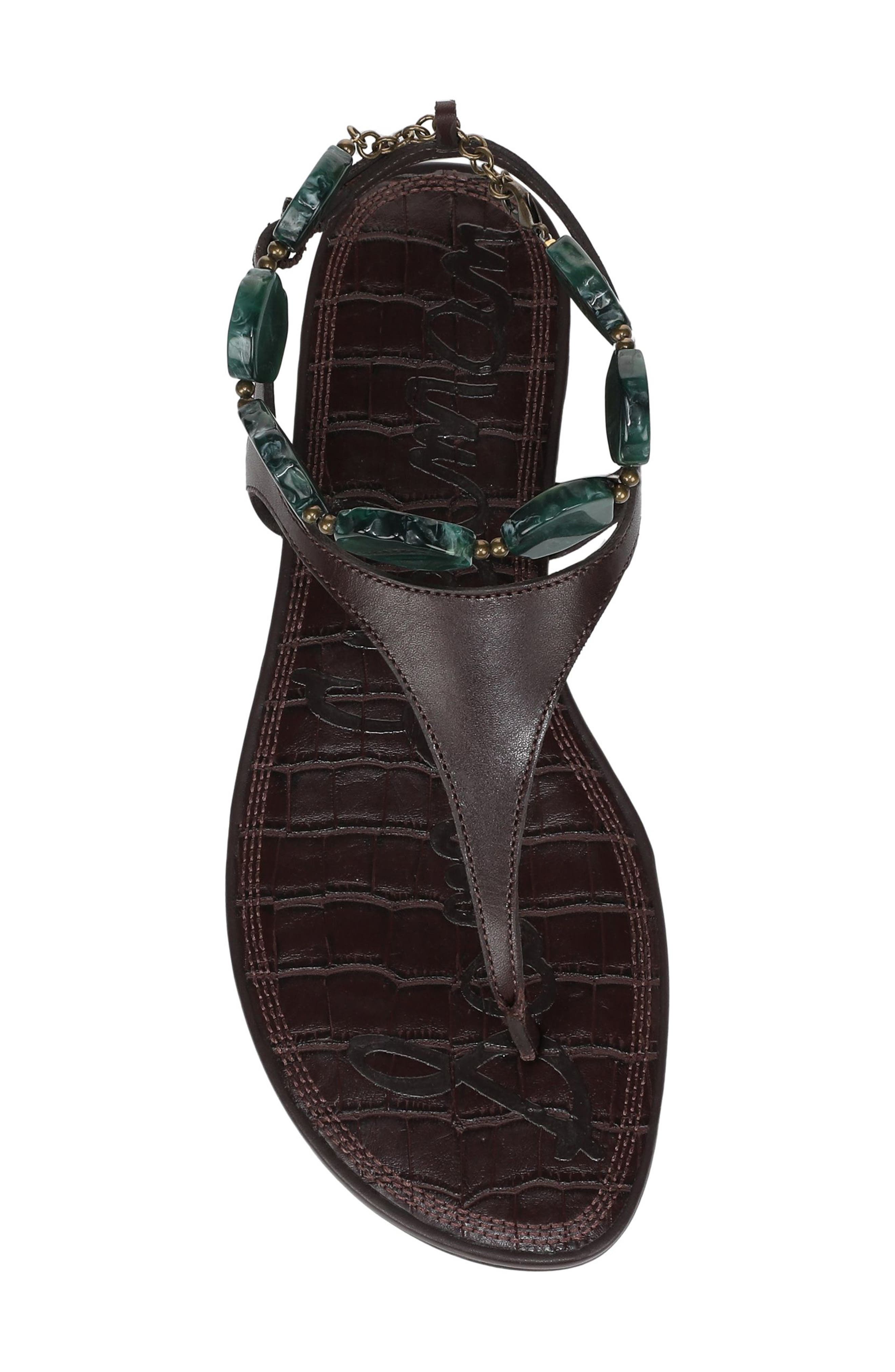 Canna Ankle Strap Sandal, Alternate, color, KERALA BROWN