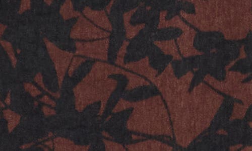 Nordstrom Rack Satin Long Sleeve Button-up Shirt In Brown