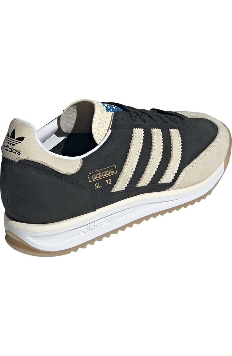 adidas Gender Inclusive SL 72 RS Sneaker, Alternate, color, Black/ Cream White/ Gum