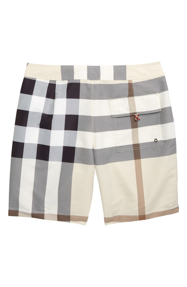 Burberry Breton Check Board Shorts, Alternate, color,