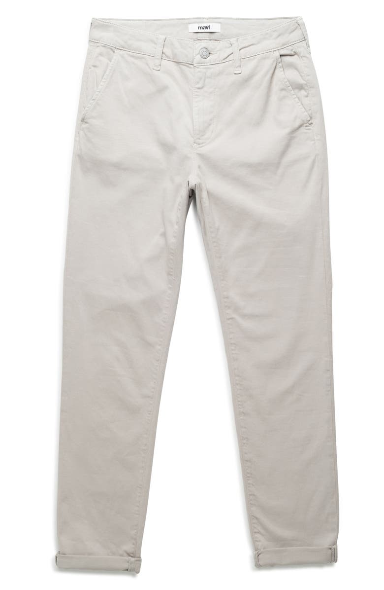 Mavi Jeans Kathleen Slim Straight Leg Stretch Chinos, Alternate, color, Mercury Casual Twill
