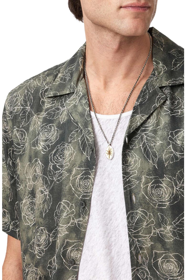 Dan Print Modal Camp Shirt, Alternate, color, LIGHT OLIVE