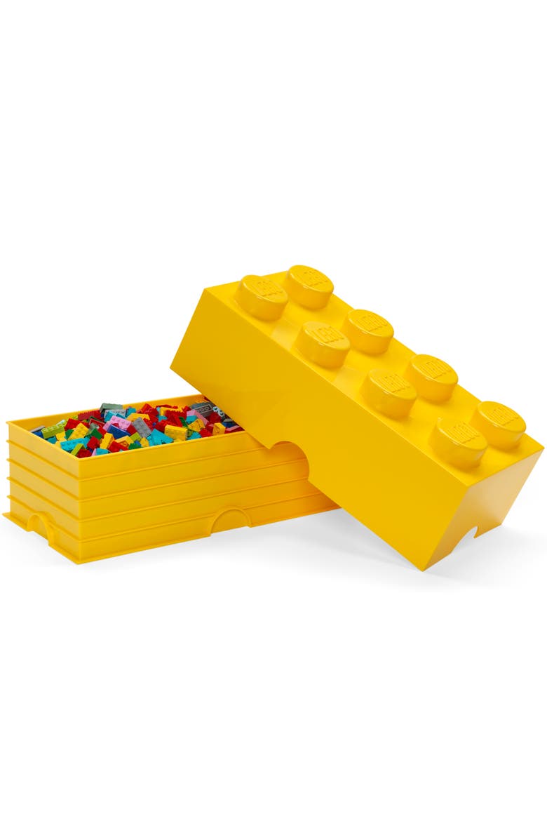 Storage Brick 8  Yellow, Alternate, color, Yellow
