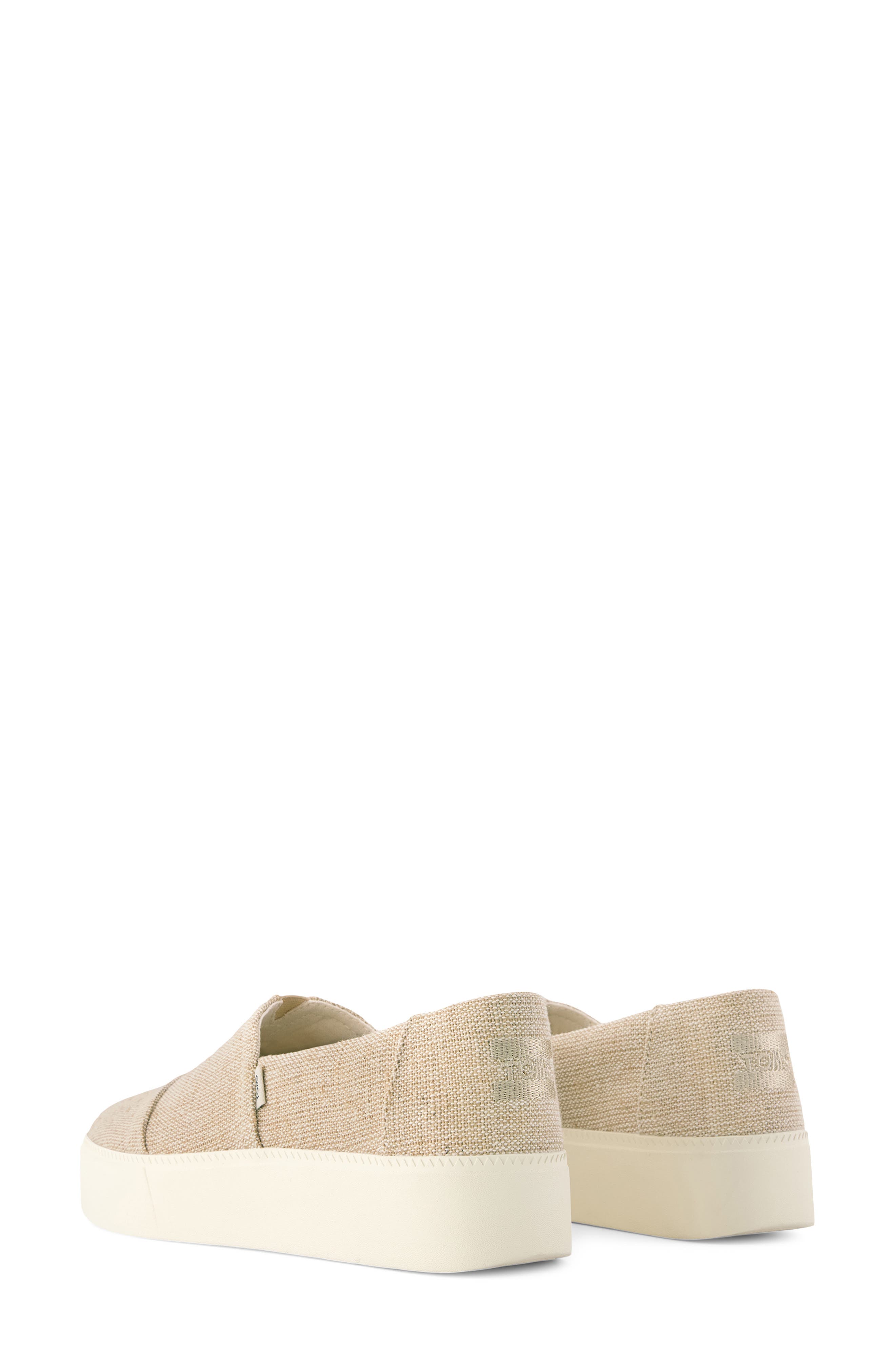 Asher Platform Slip-On Sneaker, Alternate, color, NATURAL