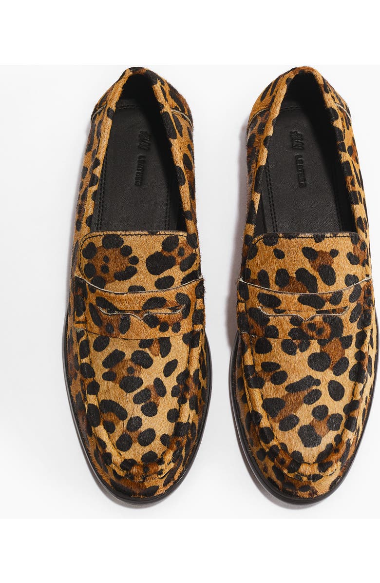 H&M Loafers, Alternate, color, Beige/Faux Leopard