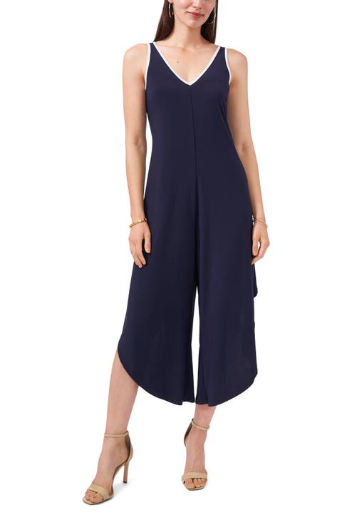 Genie Sleeveless Crop Wide Leg Jumpsuit