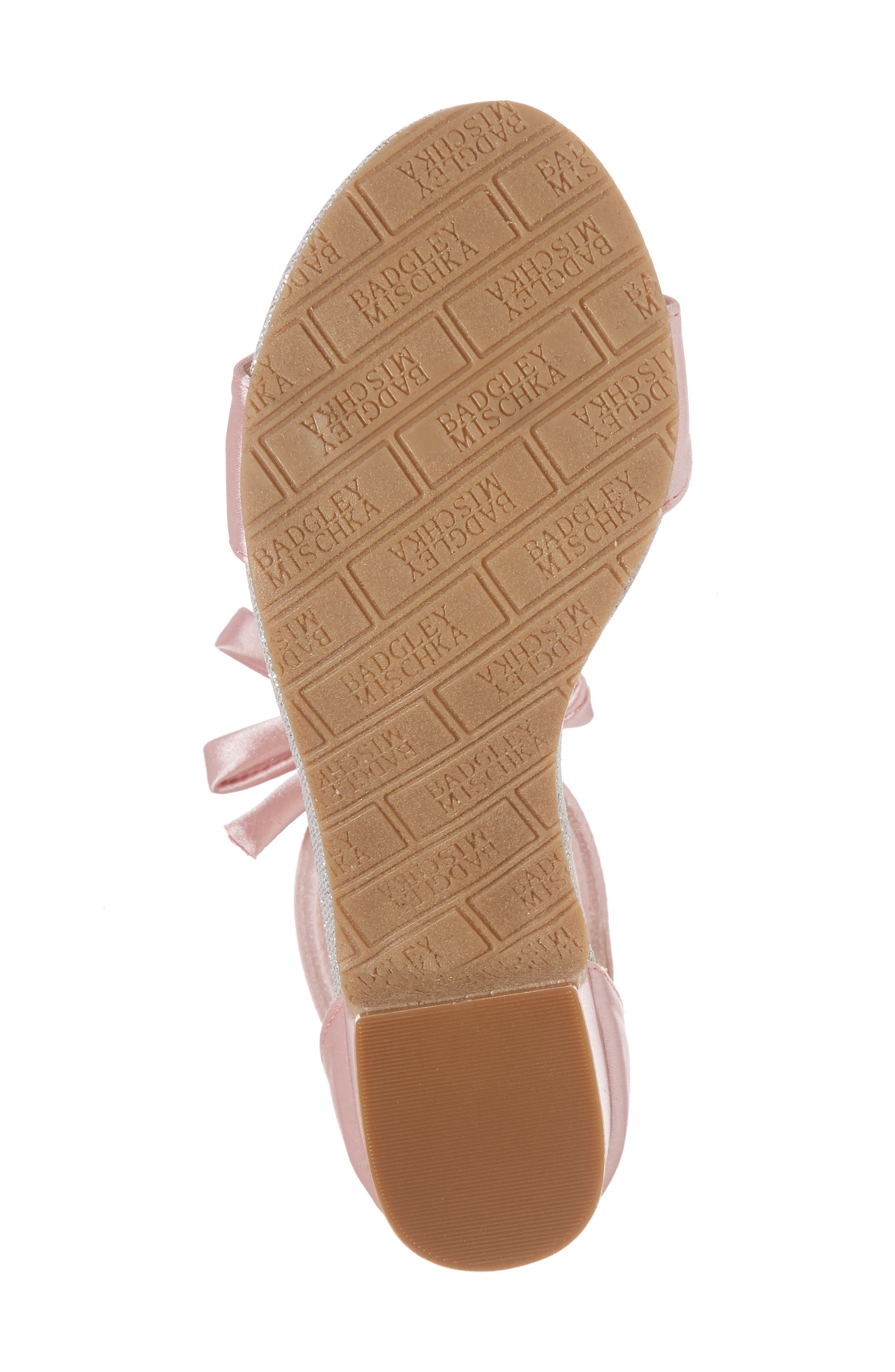 Badgley Mischka Pernia Embellished Sandal, Alternate, color, PINK/ SILVER
