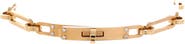 Pre-Owned Hermes Kelly Chaine Bracelet 18K Yellow Gold with Diamonds Small