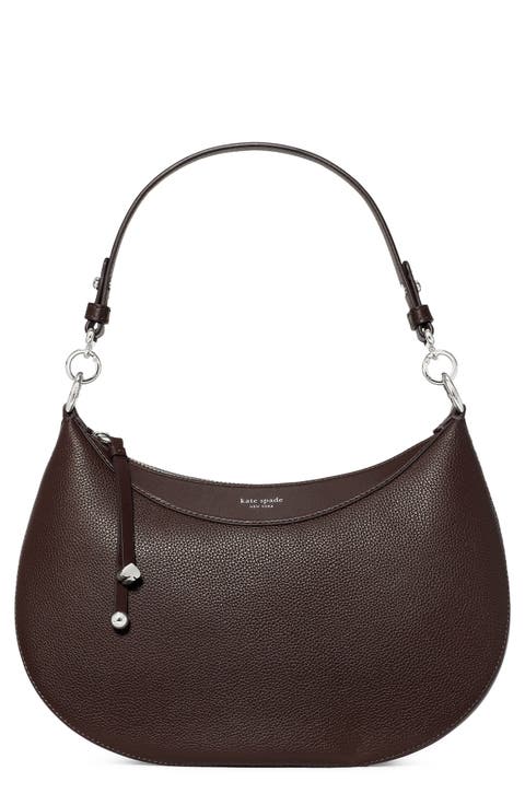 Liv Pebbled Leather Shoulder Bag