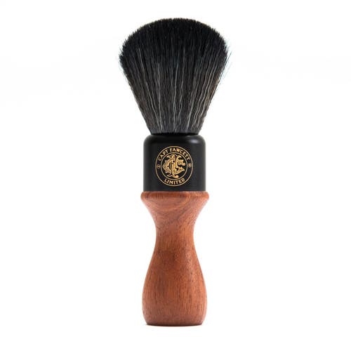 Captain Fawcett Wooden Handle Faux Fur Shaving Brush