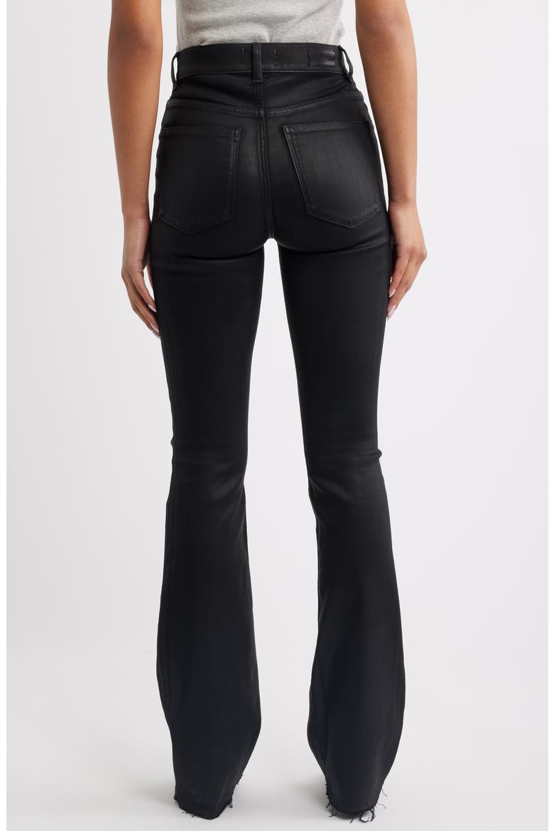 Bridget Instasculpt™ Coated High Waist Bootcut Jeans, Alternate, color, BLACK COATED