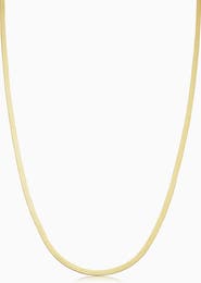 Oradina 10K Gold Park Avenue Herringbone Chain