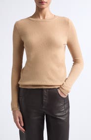 Eleventy Semisheer Cashmere Crewneck Sweater