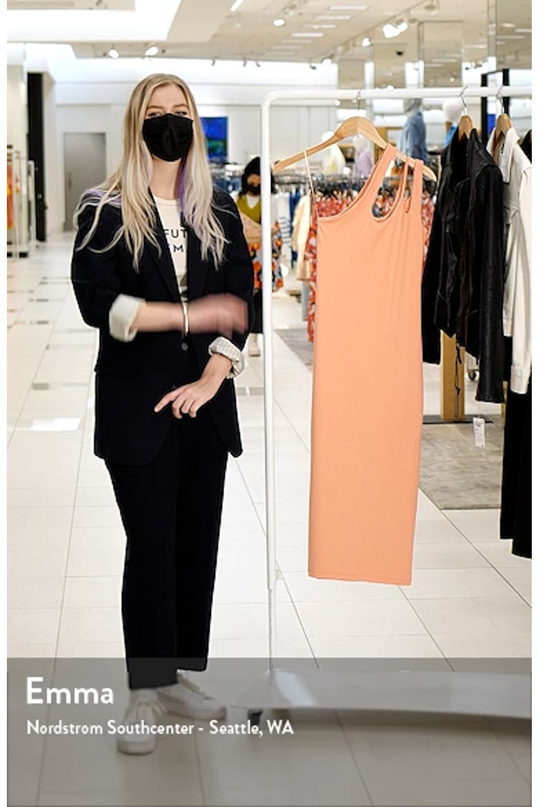Echo Cutout One-Shoulder Midi Dress video