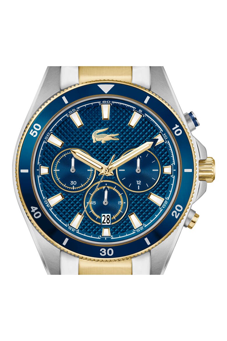 Mainsail Chronograph Two-Tone Bracelet Watch, 43mm, Alternate, color, TWO TONE