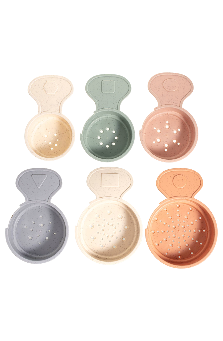 Sperric Stacking Cups Educational Bath Toy 6-Piece Set, Alternate, color, 