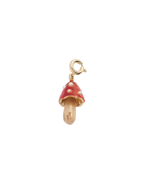 Enamel Mushroom Charm