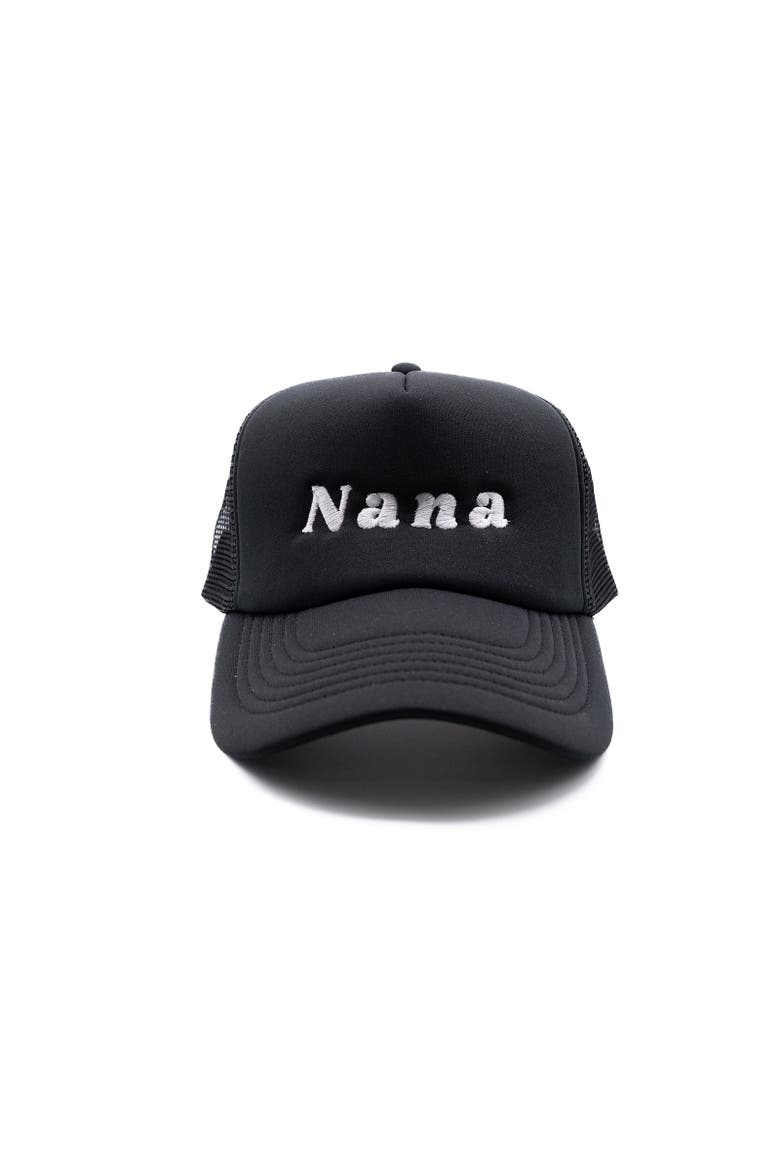 Nana Foam Trucker Hat, Main, color, Black
