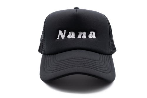 Rey To Z Nana Foam Trucker Hat In Black