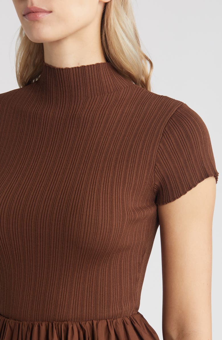 En Saison Lafayette Mixed Media Maxi Dress, Alternate, color, 