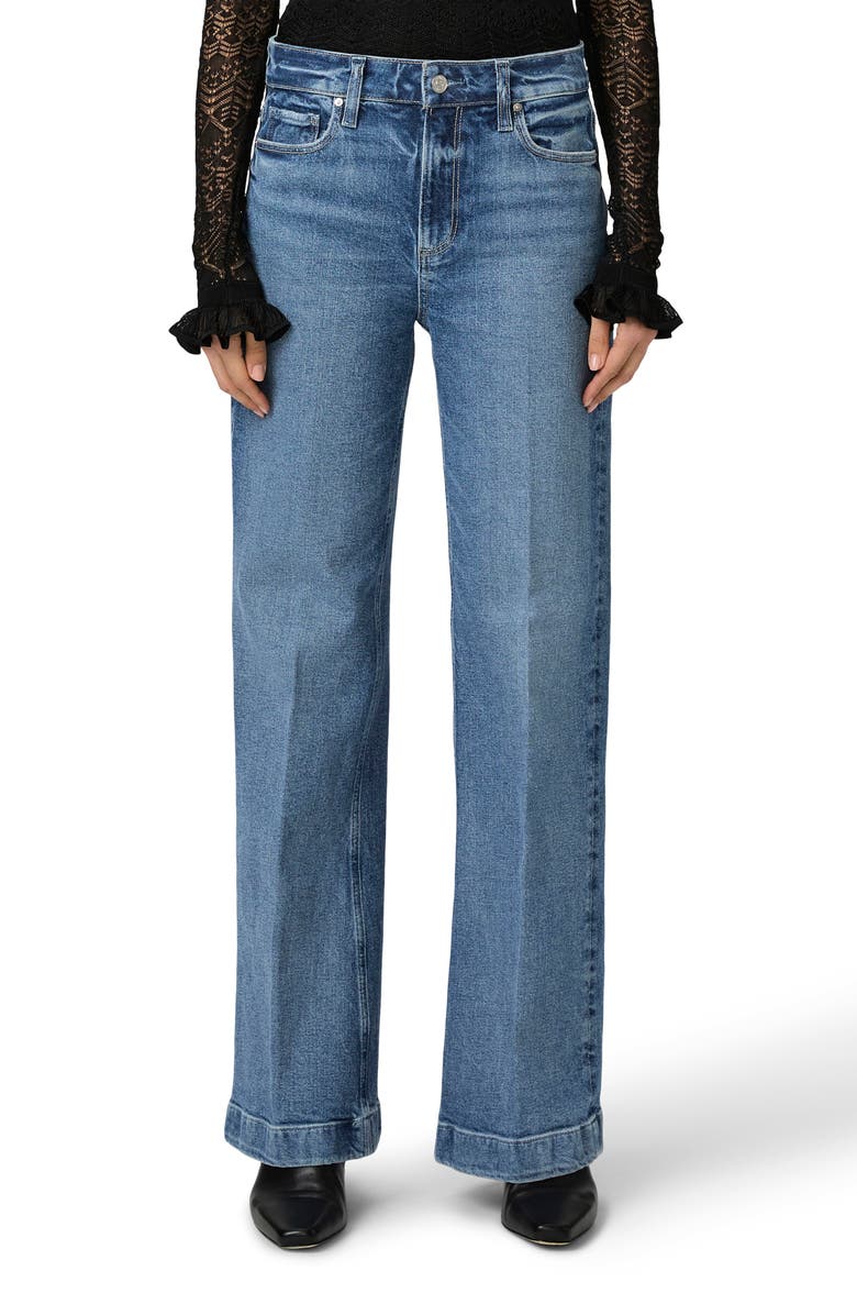 PAIGE Leenah High Waist Wide Leg Jeans, Main, color, 