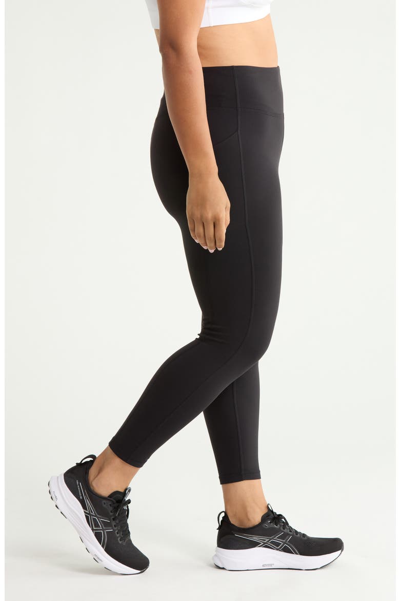 Studio Luxe High Waist 7/8 Leggings, Alternate, color, BLACK