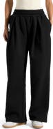 Manière De Voir Fanny Straight Leg Box Pleat Joggers