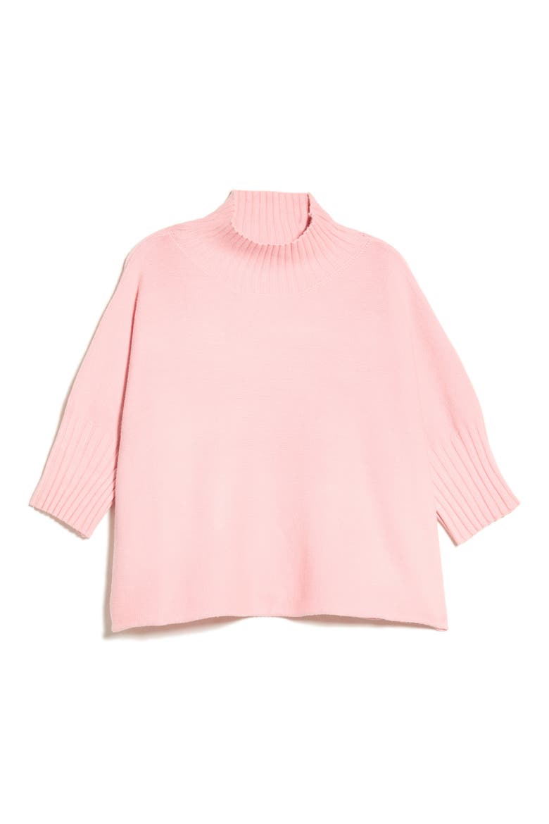 Crop Turtleneck Sweater, Alternate, color, PINK