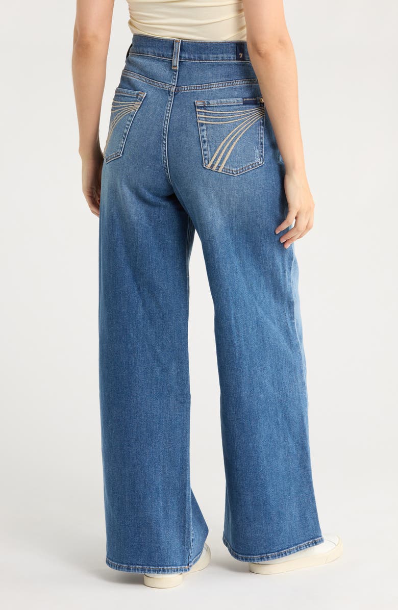 7 For All Mankind Zoey Wide Leg Jeans, Alternate, color,