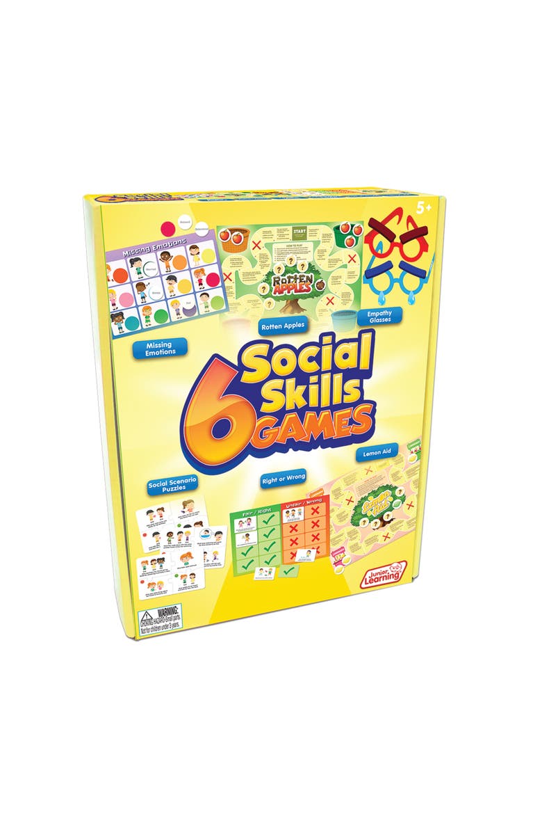 6 Social Skills Games, Alternate, color, Multicolored
