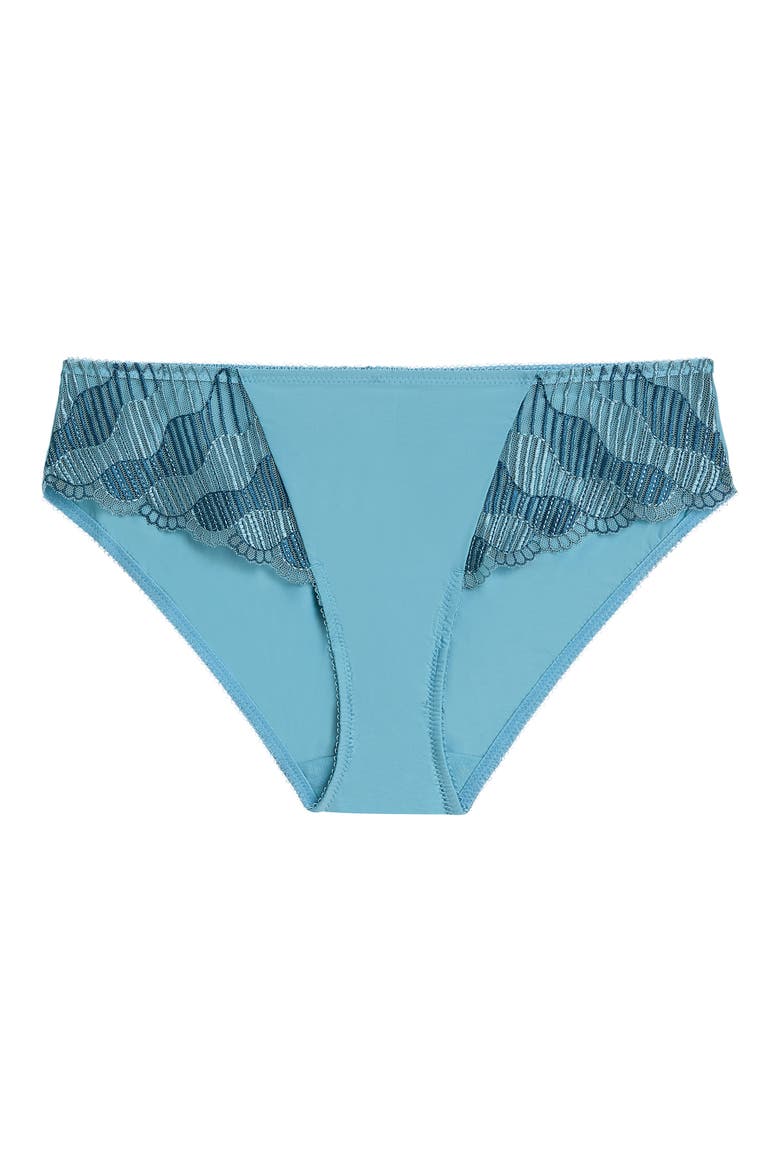 La Femme Bikini, Alternate, color, ADRIATIC BLUE