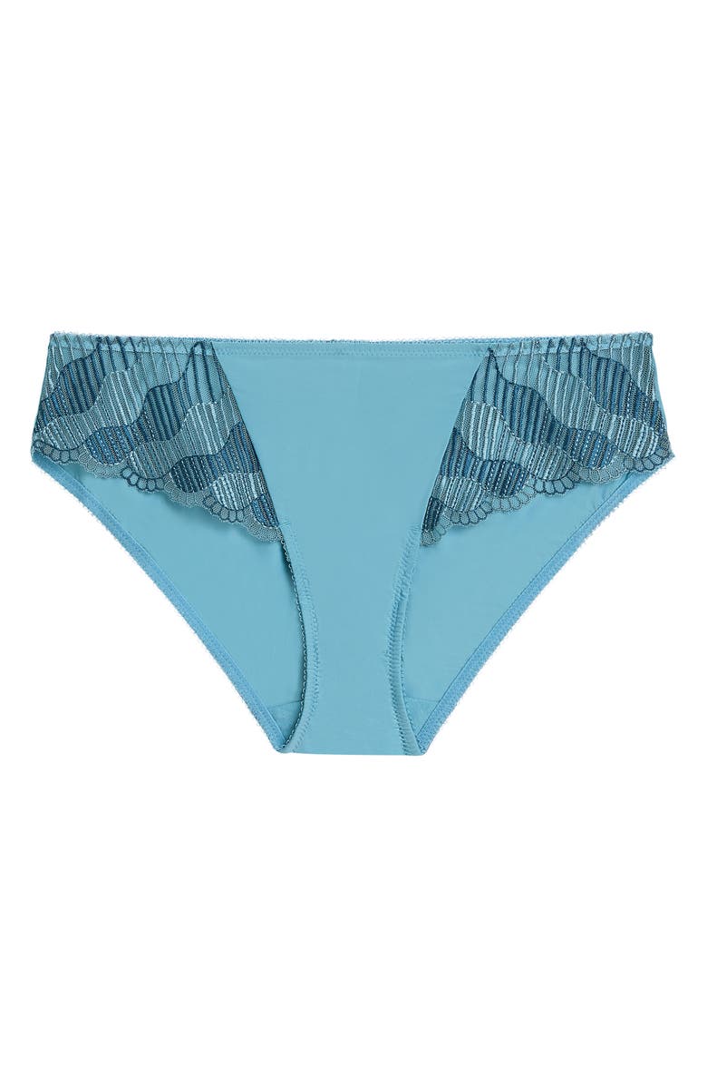 Wacoal La Femme Bikini, Alternate, color, Adriatic Blue